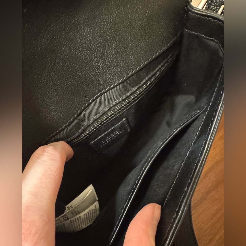 Ralph Lauren Addie Leather Crossbody Bag - Picture 10 of 12